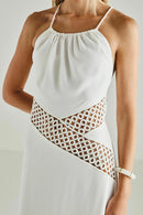 Vestido Saint-Tropez com Detalhes Rendados