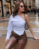 Blusa One-Shoulder